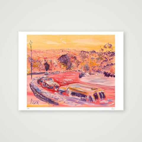 Sur la Rivière - Down by the River — 80×60cm, 31×24" Print only