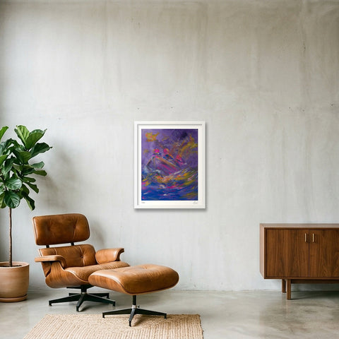 La Têmpete - The Storm — 40×50cm, 16×20" White Frame