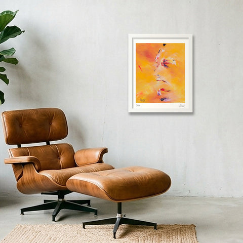Cri silencieux. Silent scream — 28×35cm, 11×14" White Frame