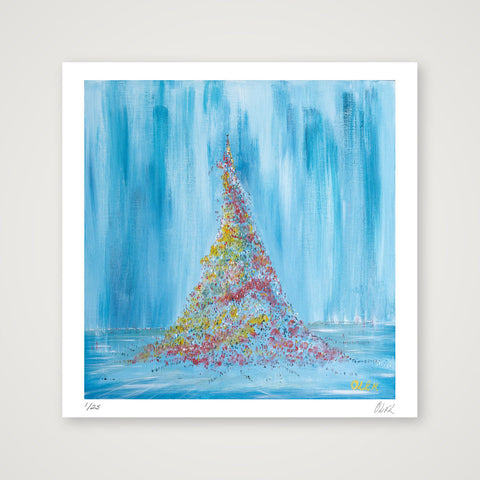 Leaning Tower of Ambition — 50×50cm, 20×20" Print only