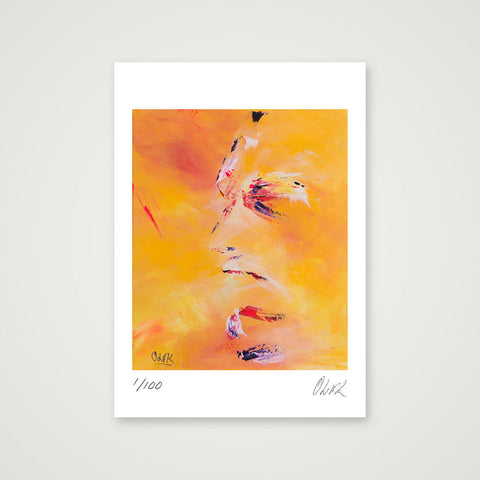 Cri silencieux. Silent scream — A4 (21×30cm, 8×12") Print only