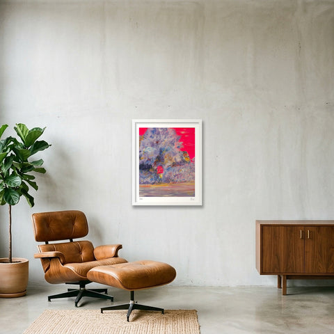 Le portail de paradis - Heaven's gate — 40×50cm, 16×20" White Frame