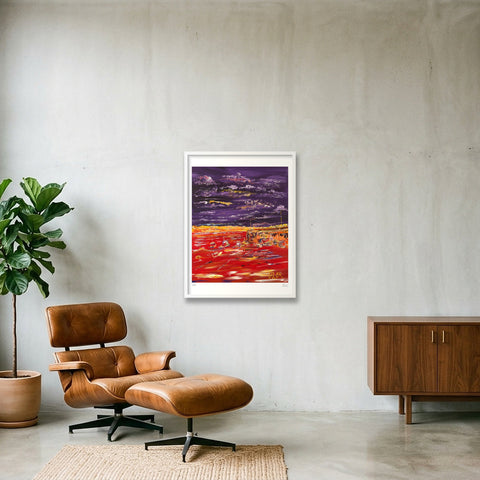Sur la plage - On the Beach (Wexford, Ireland) — 60×80cm, 24×31" White Frame