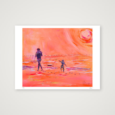 Sur les traces des géants - In the footsteps of giants — 80×60cm, 31×24" Print only