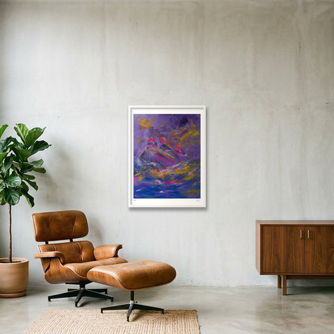 La Têmpete - The Storm — 60×80cm, 24×31" White Frame