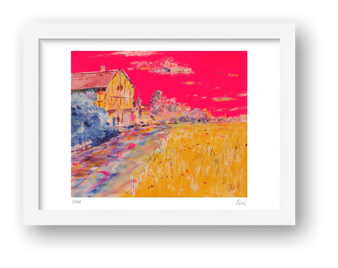 House by the river — framed