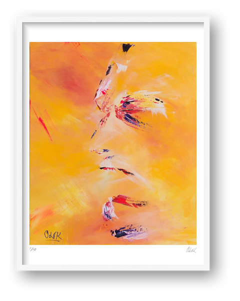 Cri silencieux.  Silent scream — framed