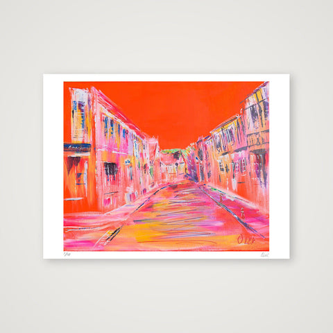 Rue Hotel de Ville Lyons-la-Forêt 2026 1201  — 80×60cm, 31×24" Print only