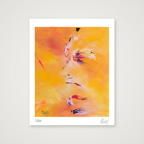 Cri silencieux.  Silent scream — 28×35cm, 11×14" Print only