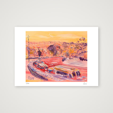 Sur la Rivière - Down by the River — A4 (30×21cm, 12×8") Print only