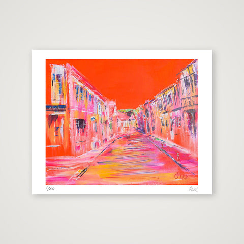 Rue Hotel de Ville Lyons-la-Forêt 2026 1201  — 35×28cm, 14×11" Print only