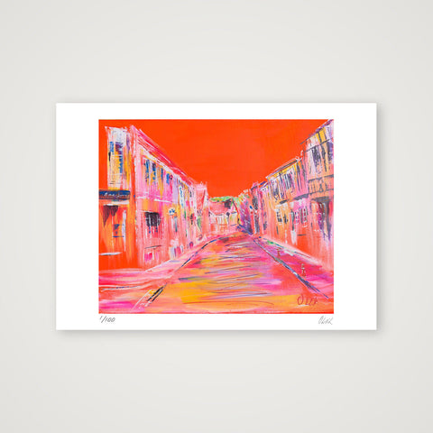 Rue Hotel de Ville Lyons-la-Forêt 2026 1201  — A4 (30×21cm, 12×8") Print only